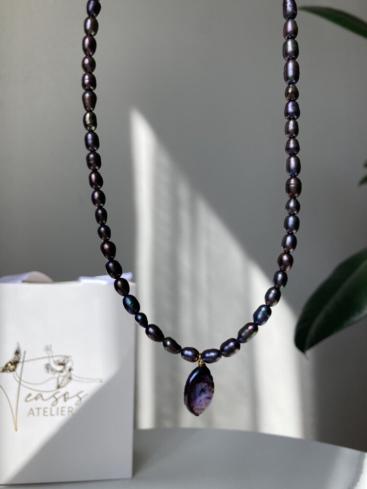 Passionate About Black Necklace