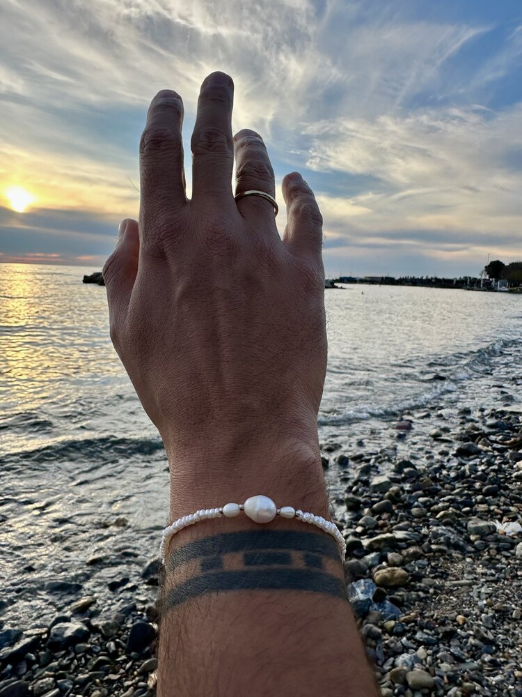 For Men | Exclusive: Seed Pearl Bracelet