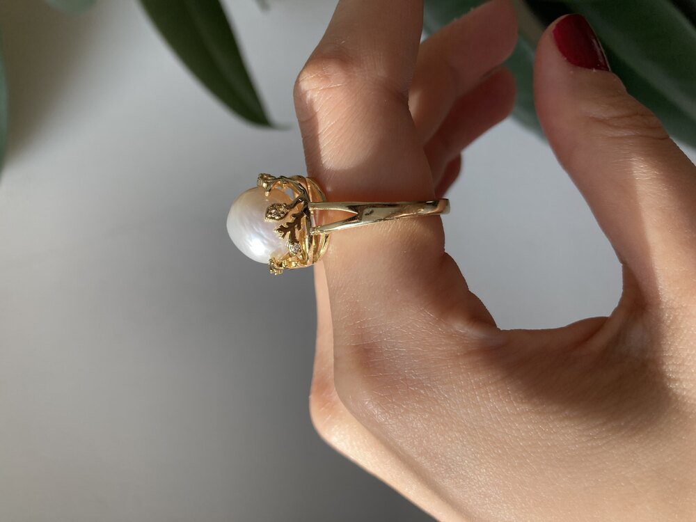 Crown | Perfect Form Pearl Ring