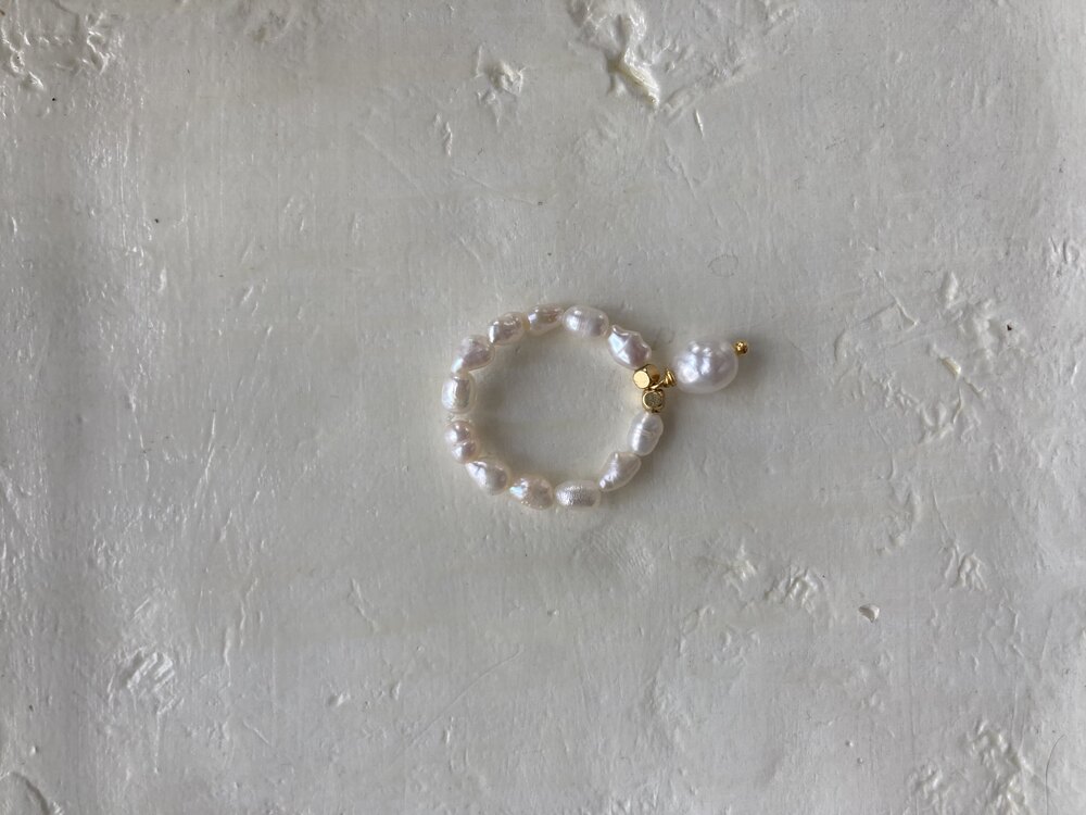 Barley x Baroque Pearl Ring