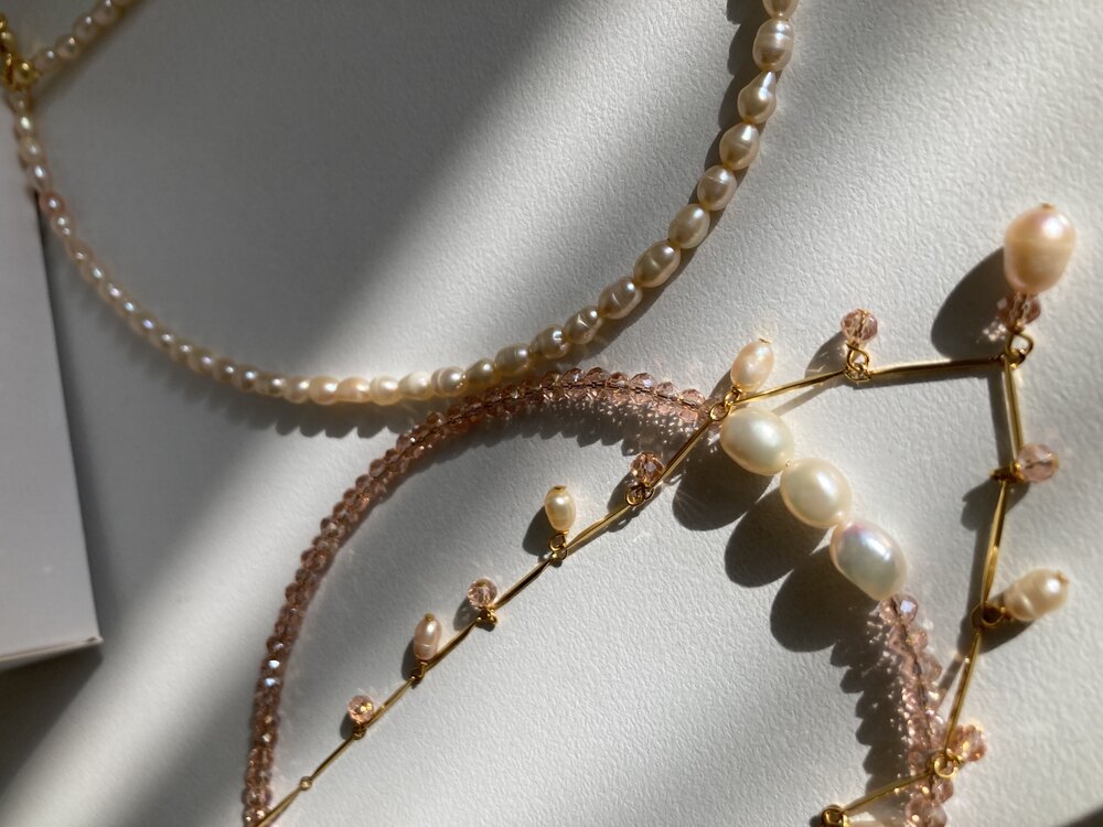 Seira Glass x Pearl Necklace