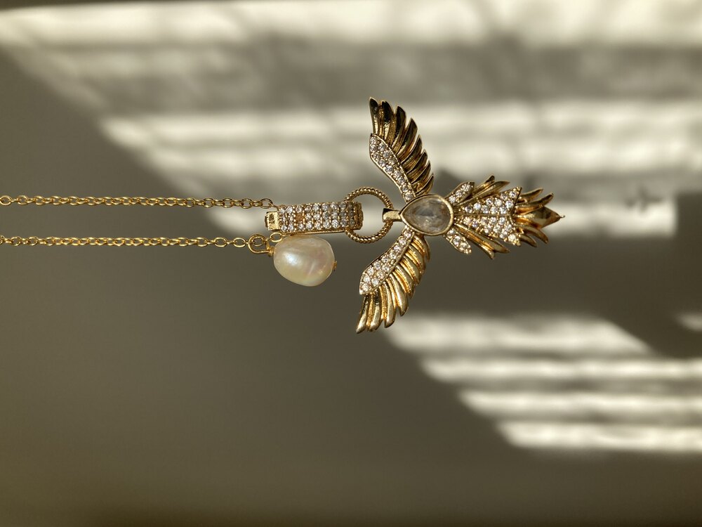 Phoenix Pearl Necklace No: 2