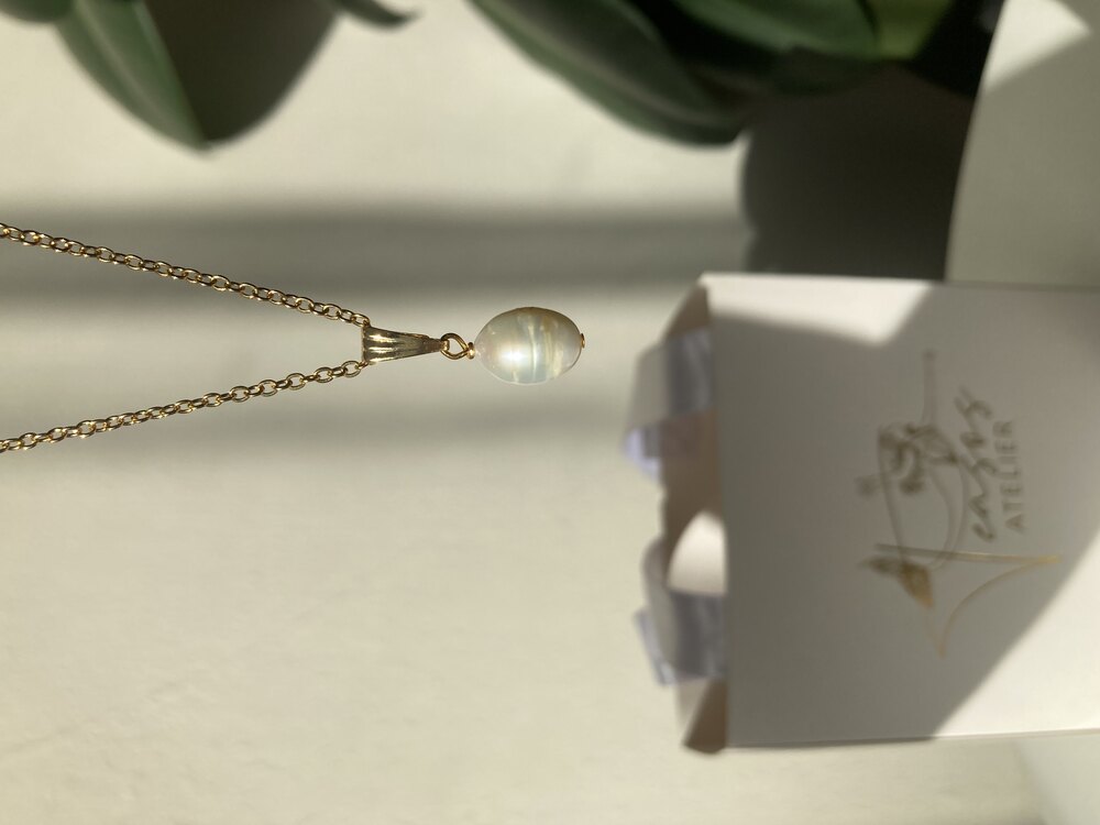Single Pearl Necklace