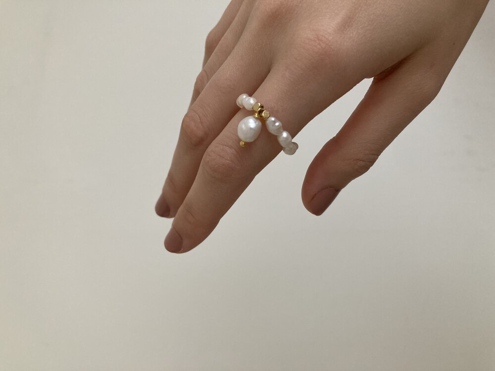 Barley x Baroque Pearl Ring