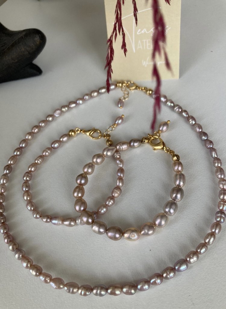 Barley Pastel Pearl Bracelet