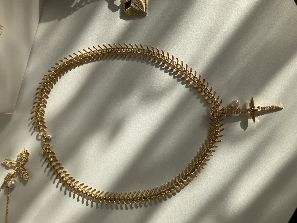 Phoenix Pearl Necklace