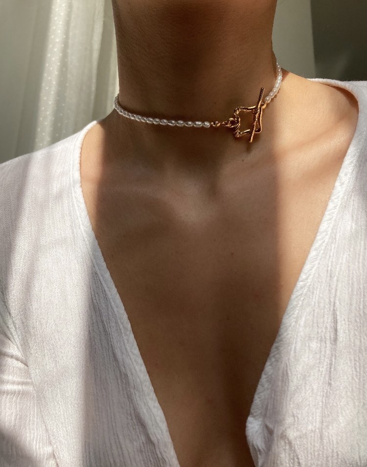 T-Lock Barley Pearl Chocker