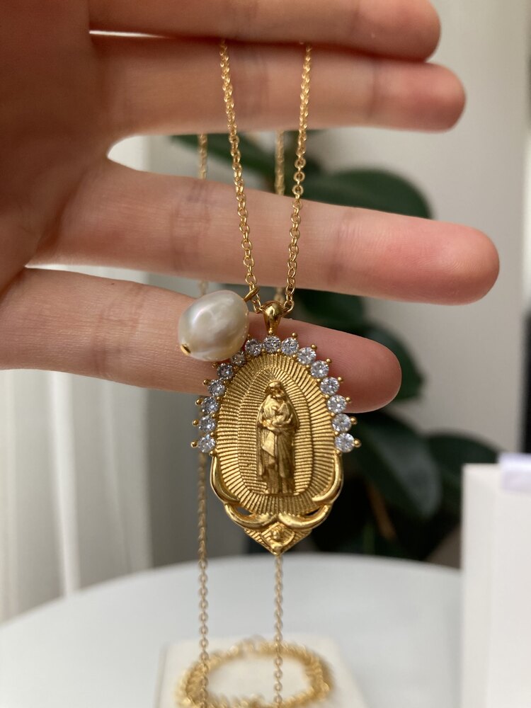 Mother Mariam | Be The Light Necklace