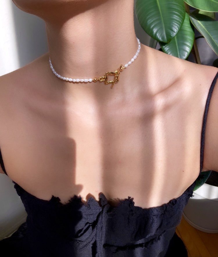 T-Lock Barley Pearl Chocker