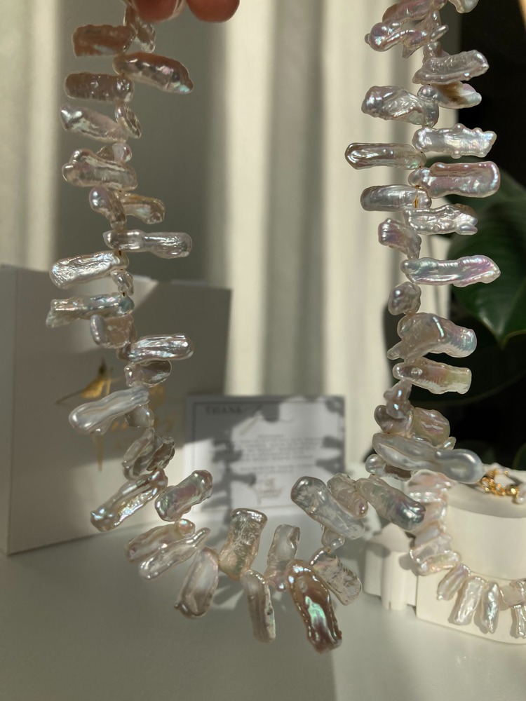 AA High Quality Stick Pearl Necklace