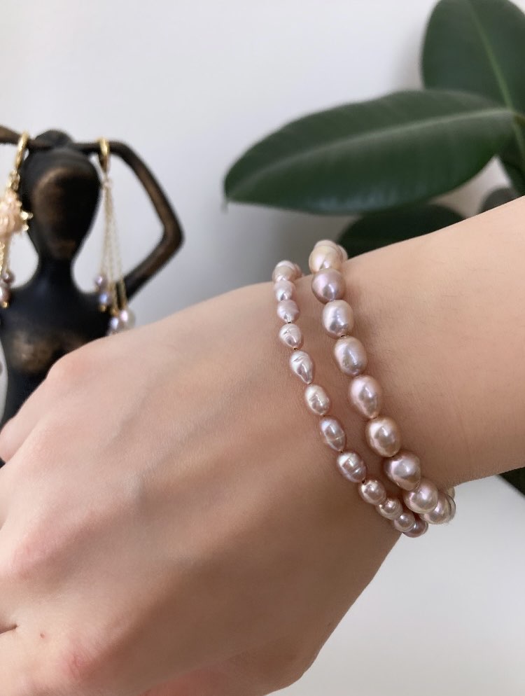 Barley Pastel Pearl Bracelet