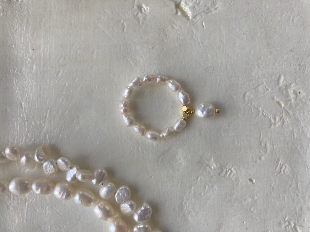 Barley x Baroque Pearl Ring