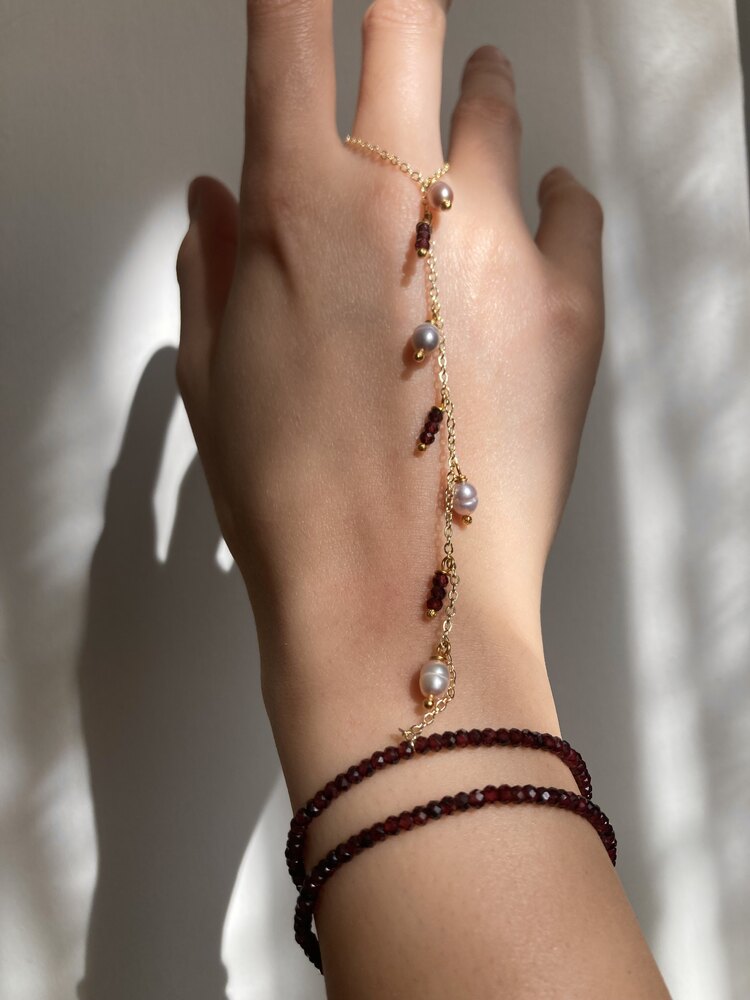 Lal Garnet Cherry Bracelet