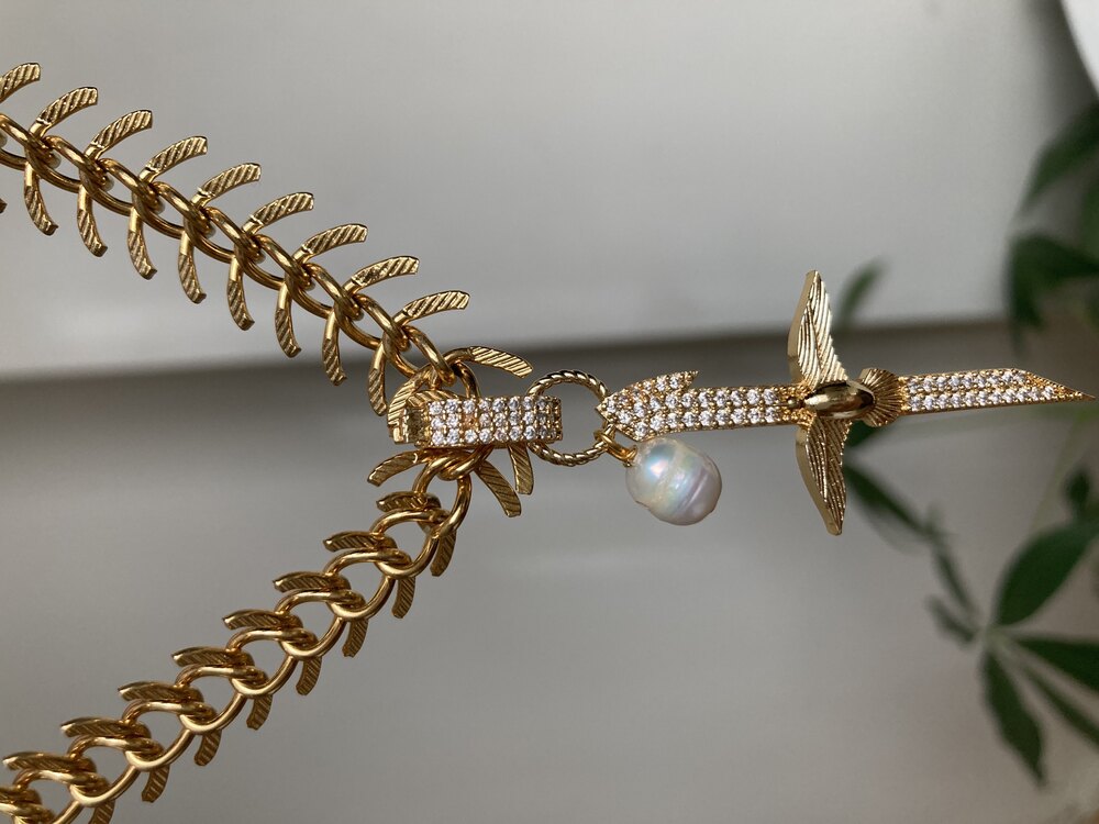 Phoenix Pearl Necklace