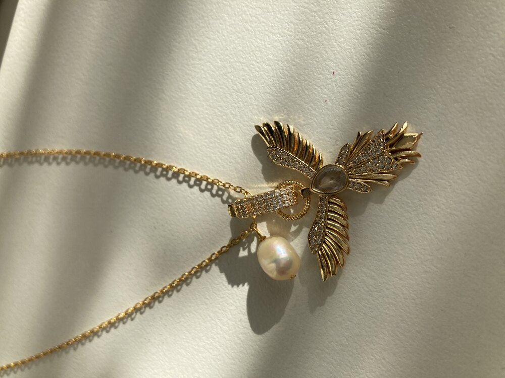 Phoenix Pearl Necklace No: 2