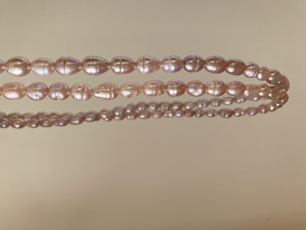 Cotton Candy Purple Pearl Necklace