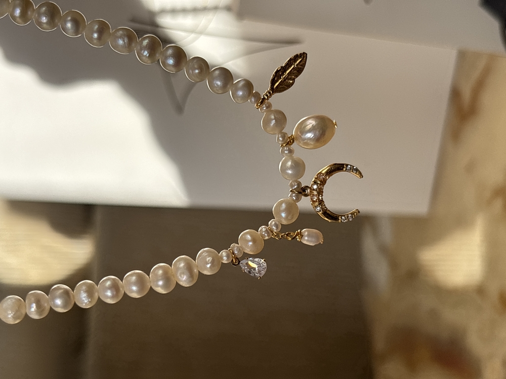 Moon Whisper Pearl Necklace