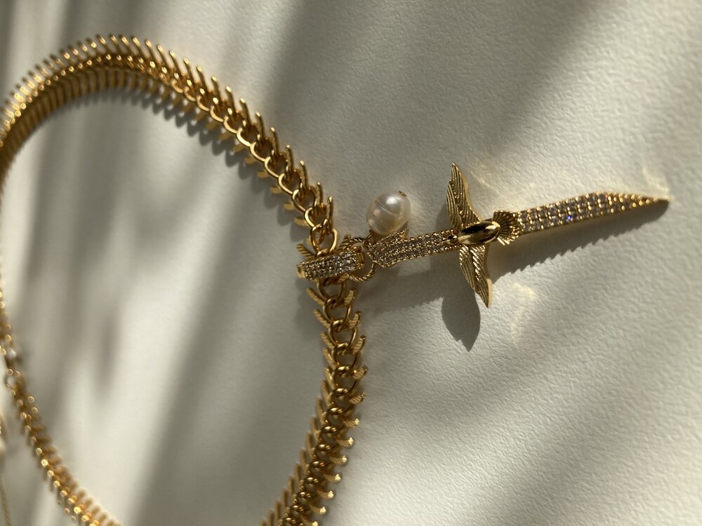Phoenix Pearl Necklace