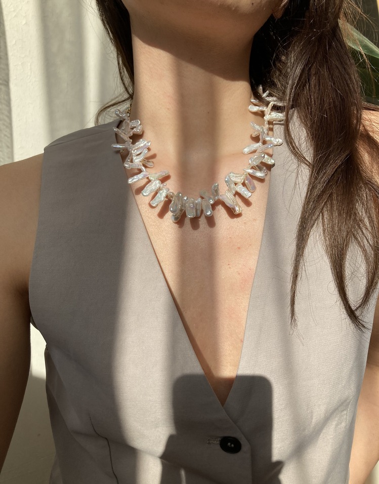 AA High Quality Stick Pearl Necklace