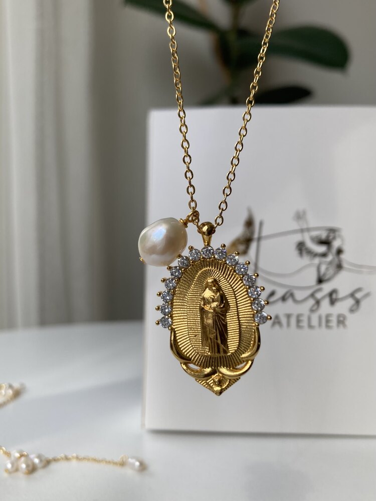 Mother Mariam | Be The Light Necklace