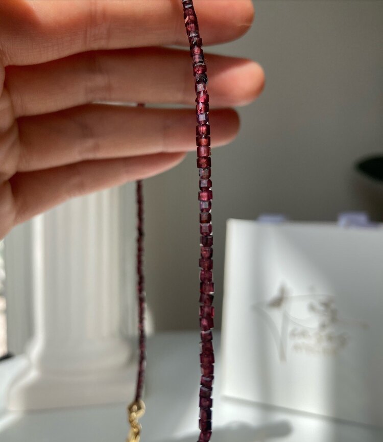 Minimal Lal Necklace