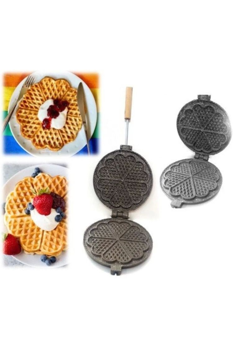 Ocak Üstü Waffle Granit Döküm Tartolet Kalıbı