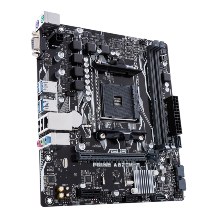 Asus Prime A320M-F AMD A320 3200 MHz (OC) DDR4 Soket AM4 mATX Anakart