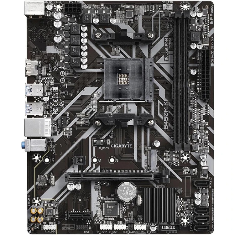 GigabyteB450M K 3600 MHz DDR4  Anakart