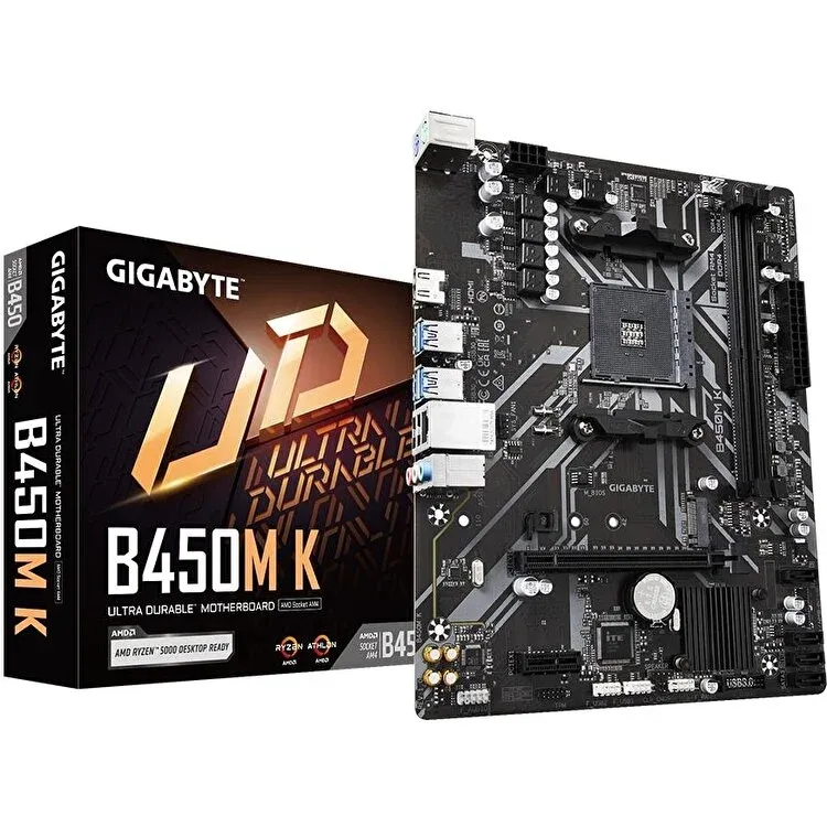 GigabyteB450M K 3600 MHz DDR4  Anakart