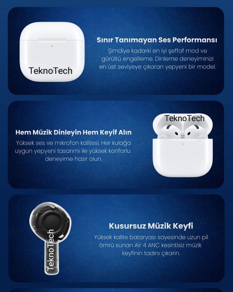 Air Pro 2 ANC Bluetooth Kulaklık