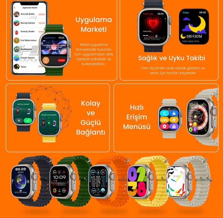 Watch HK 10 Ultra 3 Max Akıllı Saat

