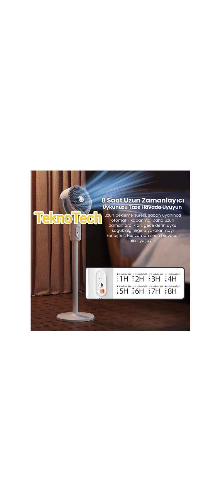 Ayarlanabilir Ayaklı Mega Fan (Şarjlı)

