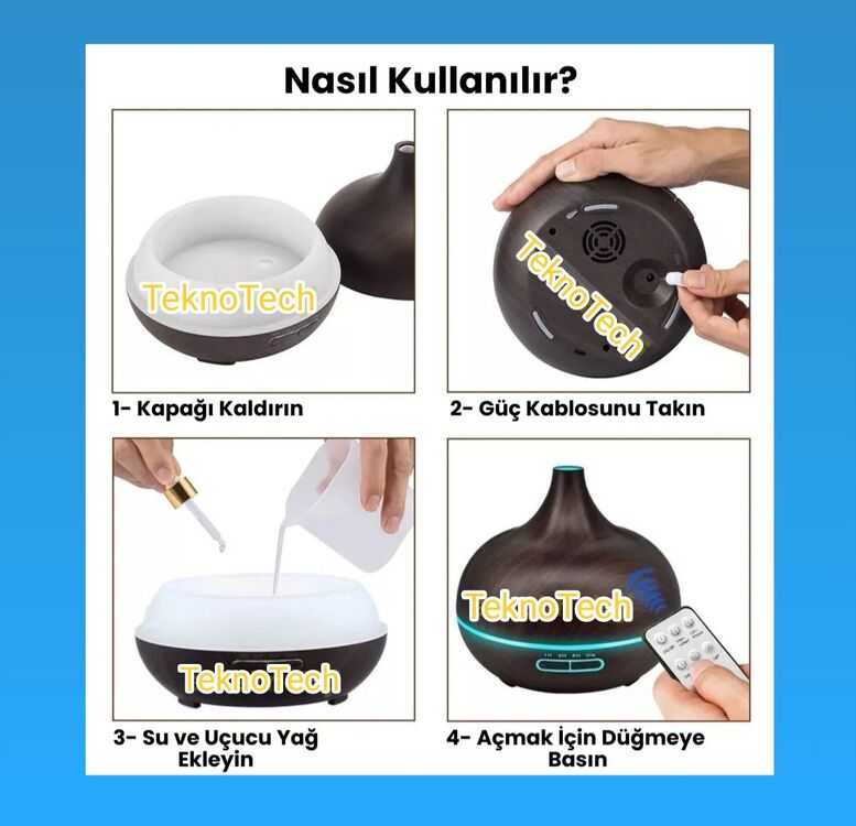 Mega Ultrasonik Hava Nemlendirici Humidifier

