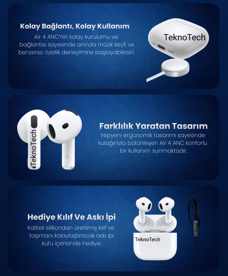 Air Pro 2 ANC Bluetooth Kulaklık