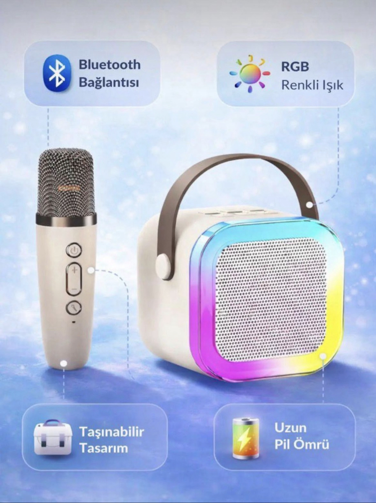 KARAOKE MİKROFON SPEAKER
