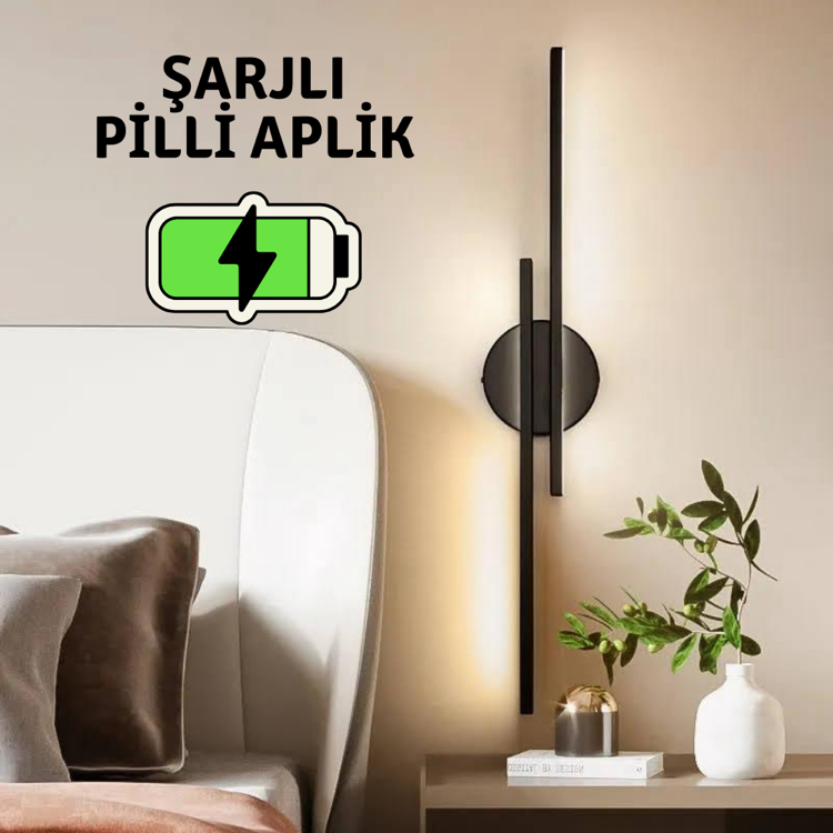 LİNO YENİ ŞARJLI LED DUVAR APLİĞİ