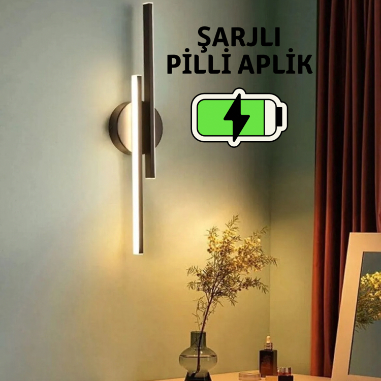 LİNO YENİ ŞARJLI LED DUVAR APLİĞİ