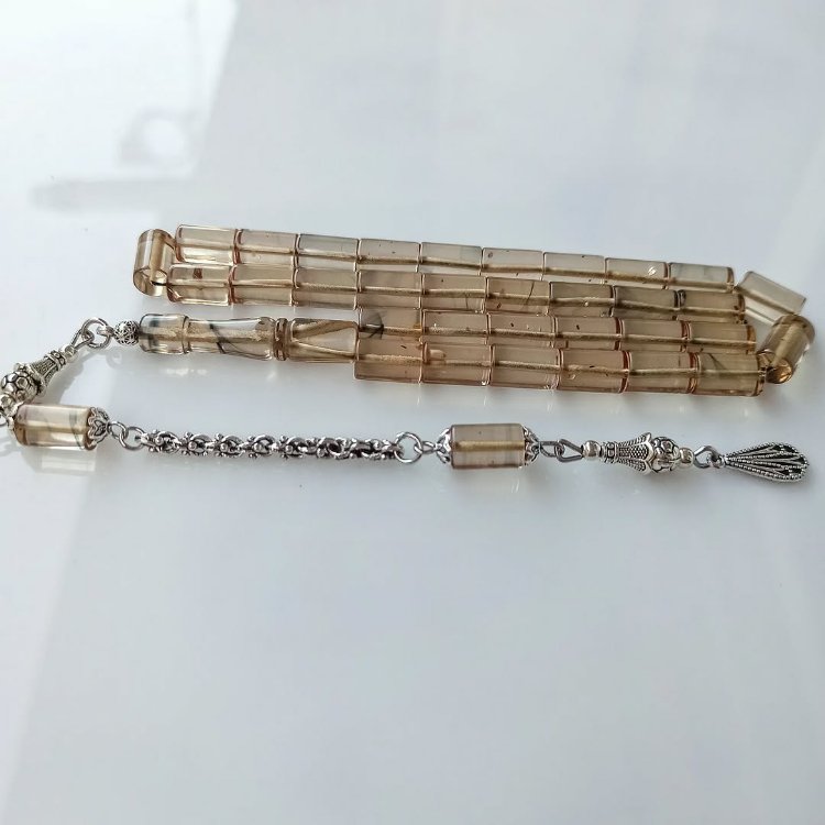 Usta İşçilikli Orjinal Sıkma Kehribar 7x11mm