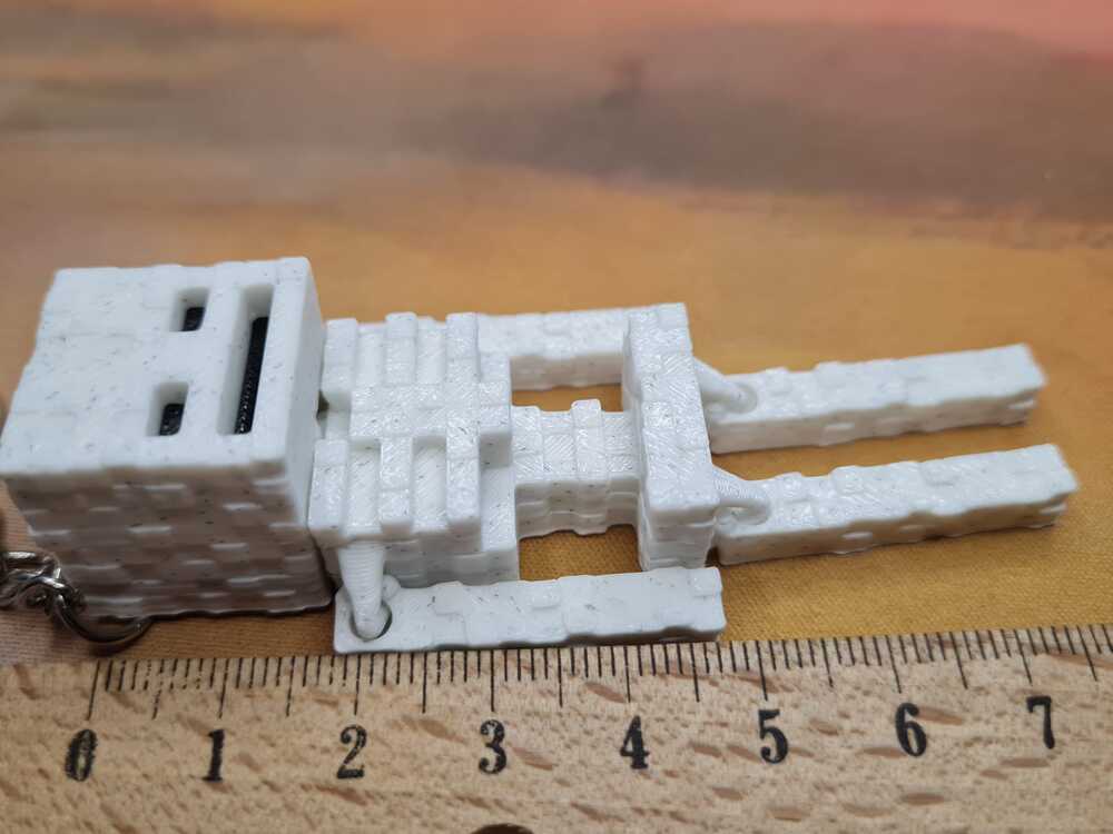 Minecraft İskelet Hareketli Anahtarlık
