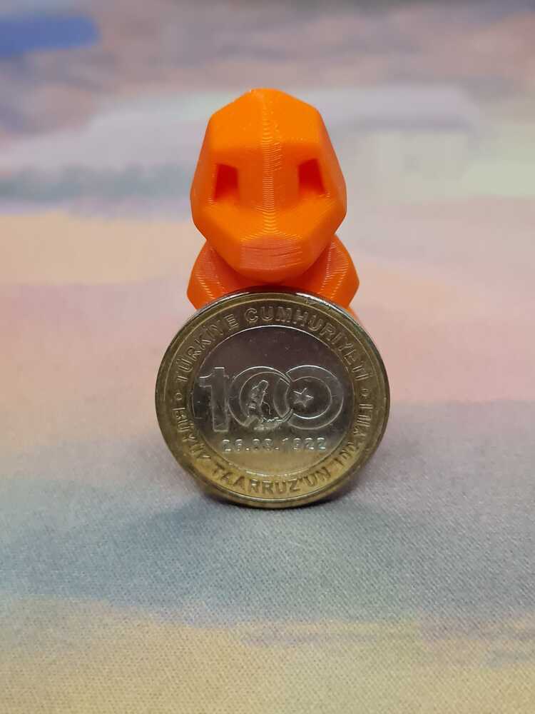 Minimalist Tasarım Pokemon Charmander 4cm'lik Figür