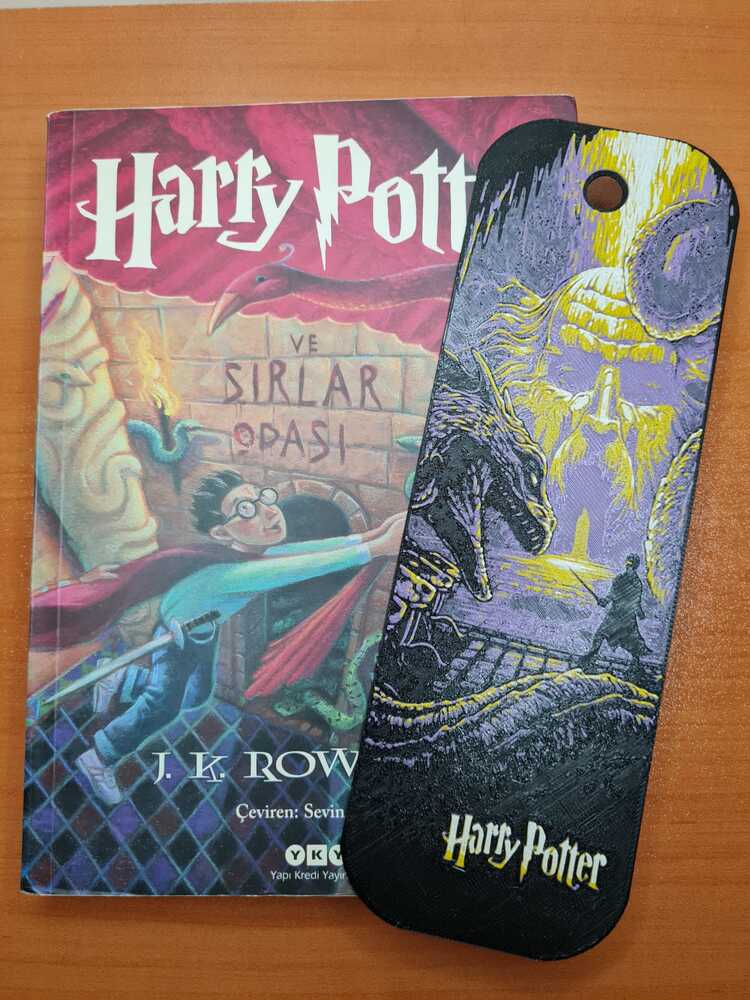 Harry Potter ve Sırlar Odası Temalı Kitap Ayracı