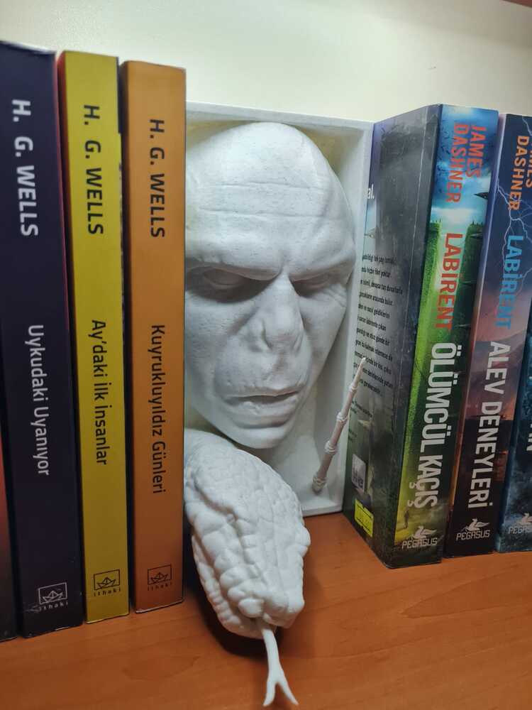 Harry Potter Voldemort Kitaplık Figürü