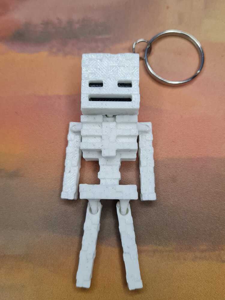 Minecraft İskelet Hareketli Anahtarlık