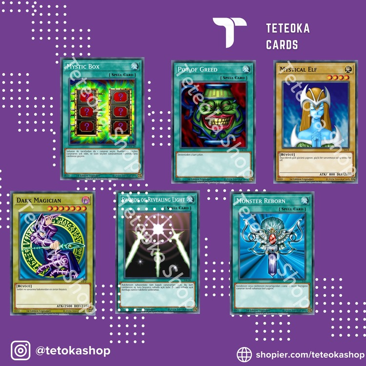 Yugi-Muto 40’lı Deste (Türkçe Açıklamalı Kartlar)