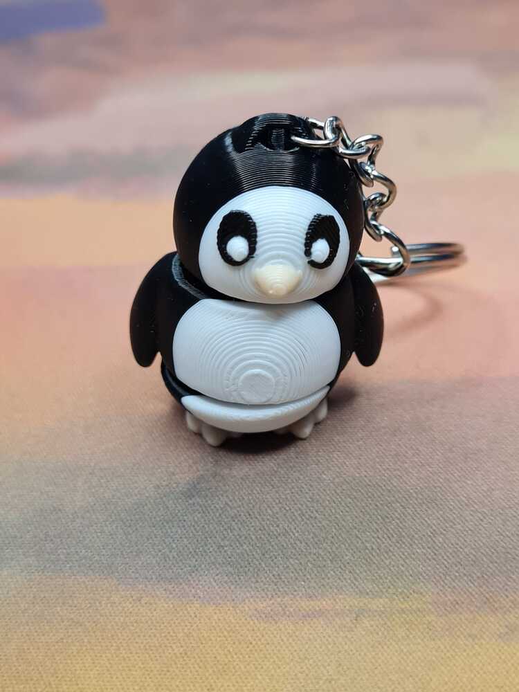 Sevimli Penguen Anahtarlık