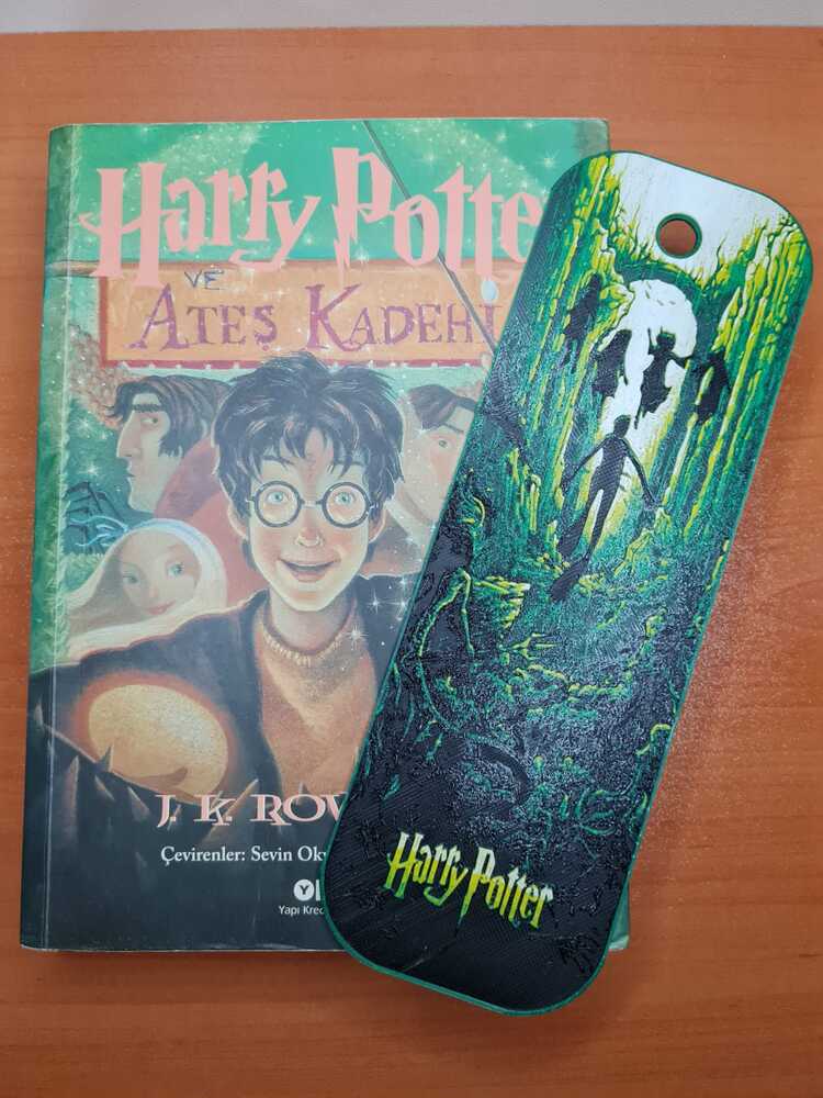 Harry Potter ve Ateş Kadehi Temalı Kitap Ayracı
