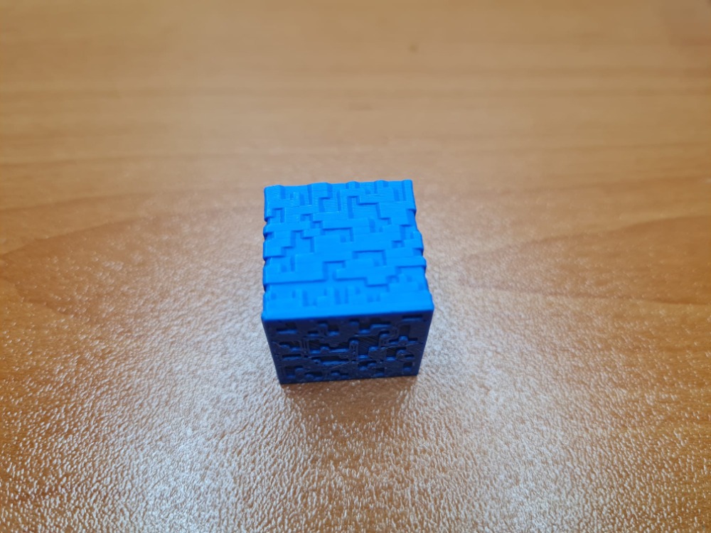 Piksel Tasarım Dekoratif Su Bloğu - 1 Adet 3D Baskı Oyun Dekoru