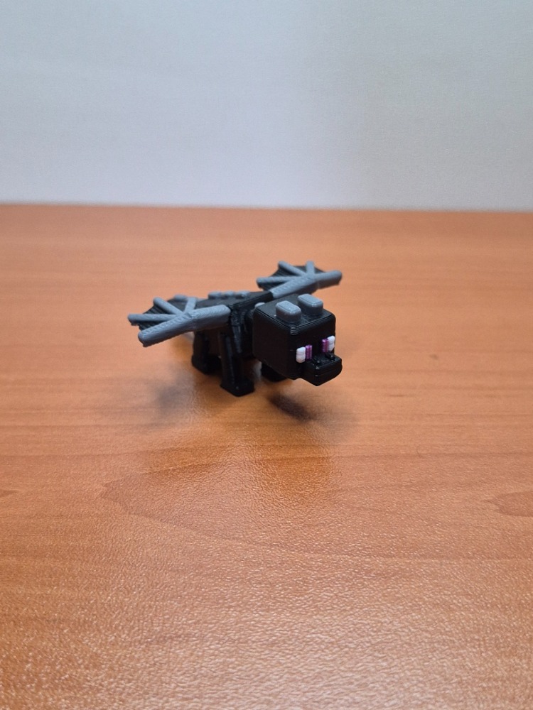 Minecraft Ender Ejderhası 3D Figür