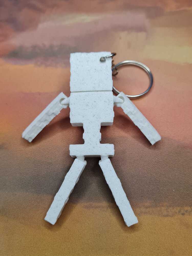Minecraft İskelet Hareketli Anahtarlık