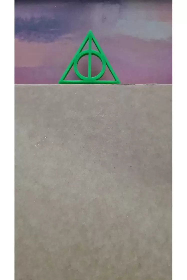 Harry Potter Ölüm Yadigarları Kitap Ayracı (Yeşil)